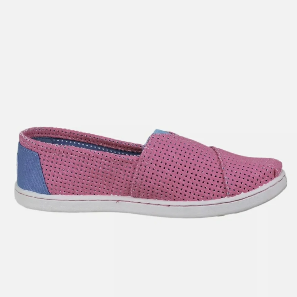 Toms Girl Classic Slip-On Shoes, 10001294 Size 2.5Y